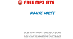 Desktop Screenshot of freemp3site.blogspot.com