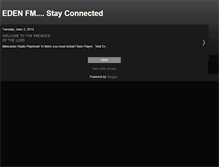 Tablet Screenshot of edenradio.blogspot.com