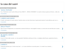 Tablet Screenshot of lacasadeisuoni.blogspot.com