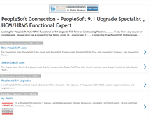 Tablet Screenshot of peoplesoftconnect.blogspot.com
