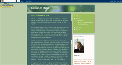 Desktop Screenshot of aknaturegirl.blogspot.com