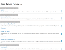 Tablet Screenshot of carobabbonatale.blogspot.com