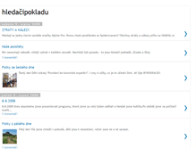Tablet Screenshot of hledacipokladu.blogspot.com