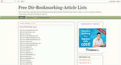 Desktop Screenshot of freedirlists.blogspot.com