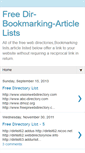 Mobile Screenshot of freedirlists.blogspot.com
