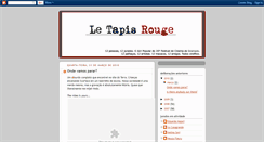 Desktop Screenshot of lestapisrouge.blogspot.com