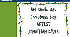 Desktop Screenshot of christmasartblog.blogspot.com