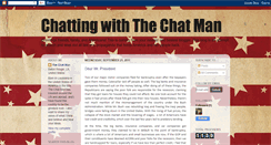 Desktop Screenshot of chattingwiththechatman.blogspot.com