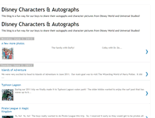 Tablet Screenshot of disneycharactersautographs.blogspot.com