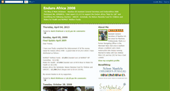 Desktop Screenshot of enduro-africa-2008.blogspot.com