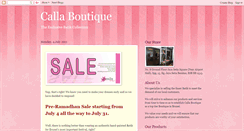 Desktop Screenshot of callaboutique.blogspot.com