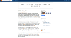 Desktop Screenshot of barleyandmebrewing.blogspot.com