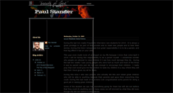 Desktop Screenshot of paulstander.blogspot.com