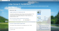 Desktop Screenshot of judgegeorgebdanielswatch.blogspot.com