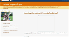 Desktop Screenshot of minorhappenings.blogspot.com