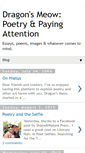 Mobile Screenshot of dragonsmeow.blogspot.com