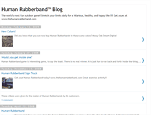 Tablet Screenshot of humanrubberband.blogspot.com