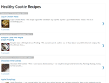 Tablet Screenshot of healthycookie-recipes.blogspot.com