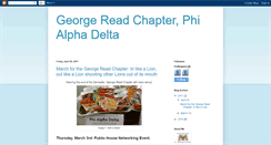 Desktop Screenshot of georgereadchapter.blogspot.com