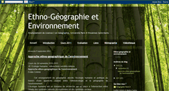 Desktop Screenshot of ethno-geographie-paris8.blogspot.com