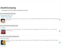 Tablet Screenshot of deathsweeper.blogspot.com