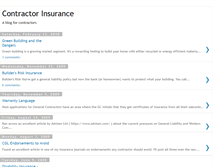 Tablet Screenshot of contractorinsurance.blogspot.com