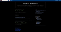 Desktop Screenshot of mauricethethird.blogspot.com