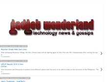Tablet Screenshot of gadgetwonderland.blogspot.com