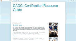 Desktop Screenshot of cadci-resource-guide.blogspot.com