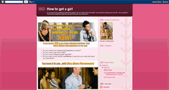 Desktop Screenshot of how-to-get-girl.blogspot.com