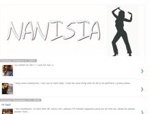 Tablet Screenshot of nanisia.blogspot.com