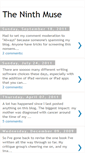 Mobile Screenshot of ninthmuse.blogspot.com