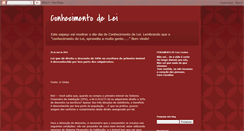 Desktop Screenshot of conhecimentodelei.blogspot.com