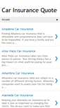 Mobile Screenshot of cars-insurance-quote.blogspot.com