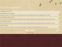 Tablet Screenshot of freakstimes.blogspot.com