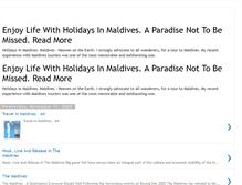 Tablet Screenshot of holidays-in-maldives.blogspot.com