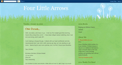 Desktop Screenshot of fourlittlearrows.blogspot.com