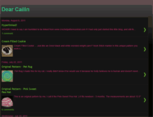 Tablet Screenshot of dearcailin.blogspot.com