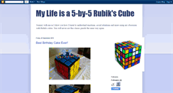 Desktop Screenshot of 5x5rubikscube.blogspot.com