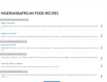 Tablet Screenshot of nigerianafricanfoodrecipes.blogspot.com