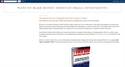 Desktop Screenshot of makequickmoney-bigtime.blogspot.com