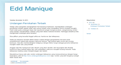 Desktop Screenshot of edd-manique.blogspot.com