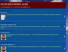 Tablet Screenshot of clubescuderiaalba.blogspot.com