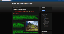 Desktop Screenshot of plandecomunicacion2.blogspot.com