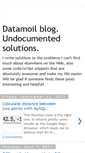 Mobile Screenshot of datamoil.blogspot.com