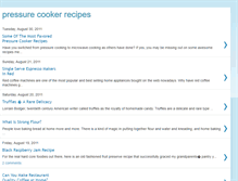 Tablet Screenshot of pressure-cookerrecipes.blogspot.com