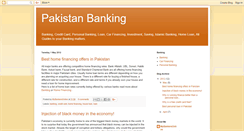 Desktop Screenshot of pakistanbanking.blogspot.com