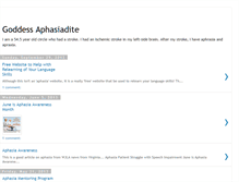 Tablet Screenshot of goddessaphasia.blogspot.com