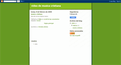 Desktop Screenshot of felipe-videodemusicacristiana.blogspot.com