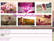 Tablet Screenshot of paginasromanticas.blogspot.com